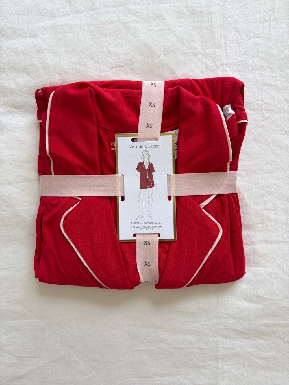 Victoria’s Secret Red Bow Modal Pajama Set